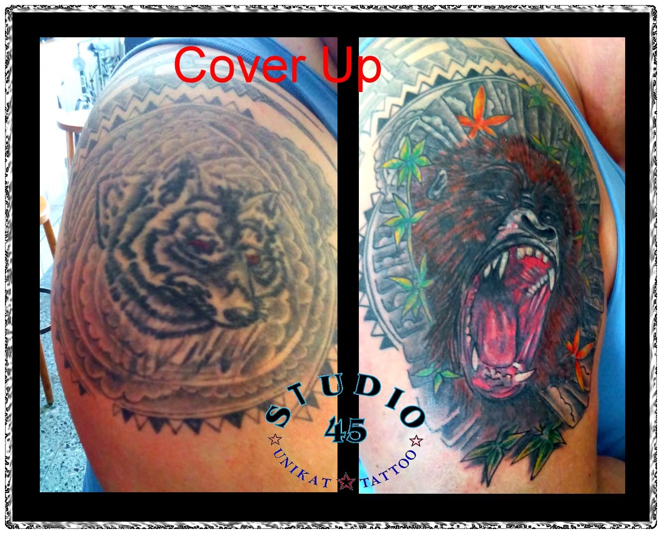 Cover Up Tattoo Spezialist Recklinghausen STUDIO 45