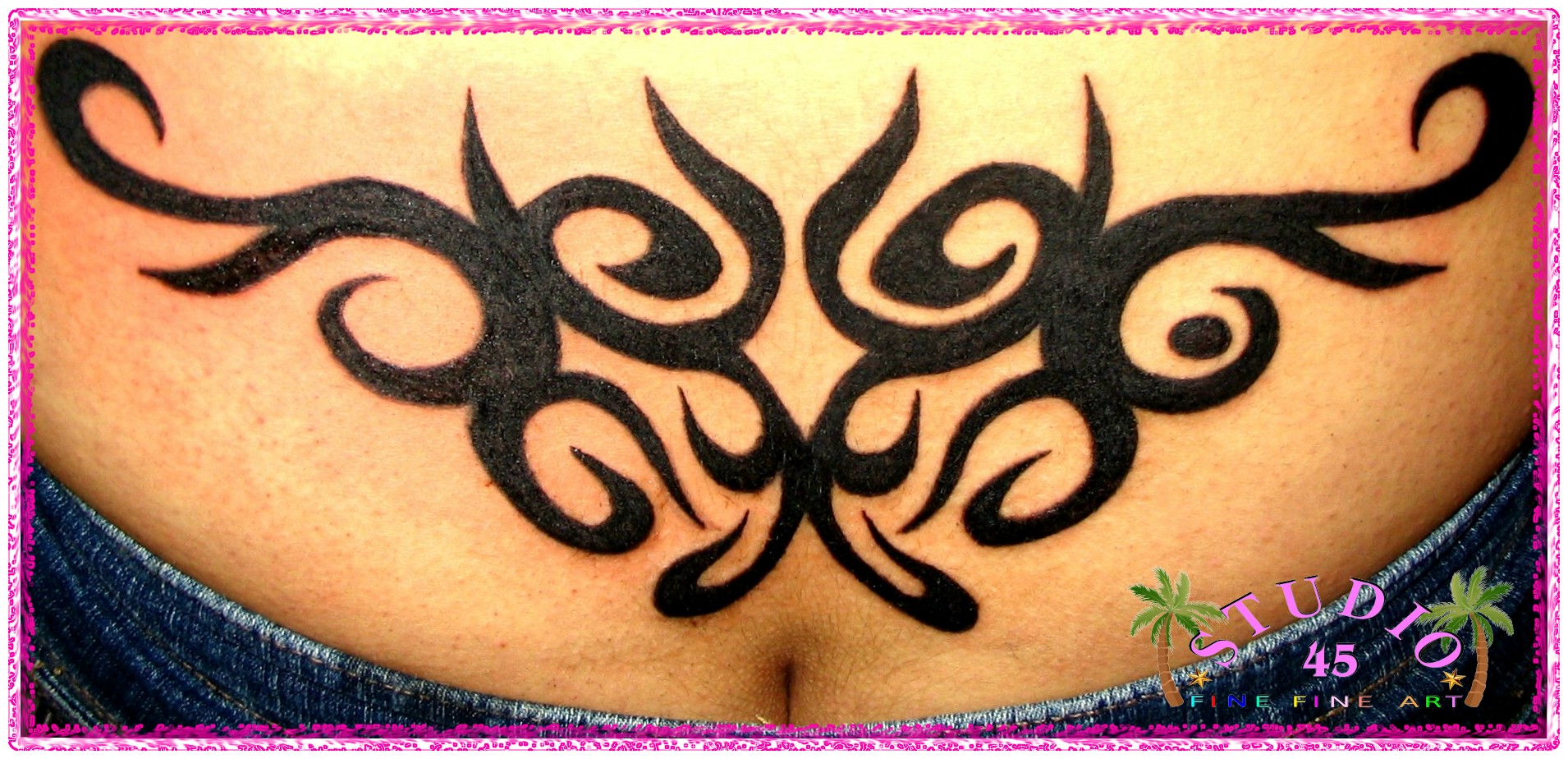 Steiß Tribal Tattoo Arschgeweih Recklinghausen STUDIO 45