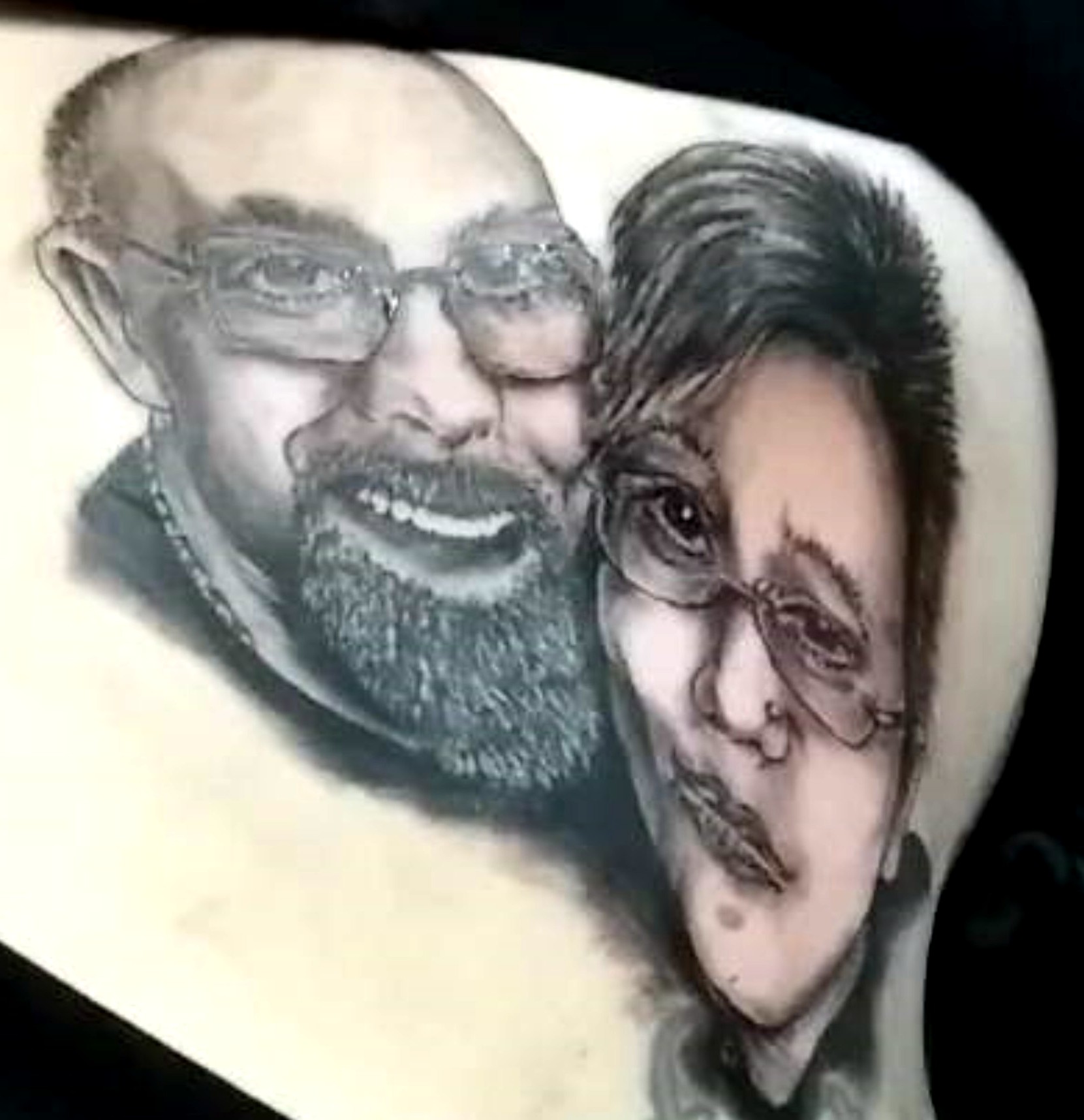 Fotorealistisches Porträt Tattoo Recklinghausen STUDIO 45 Tanja Torsten